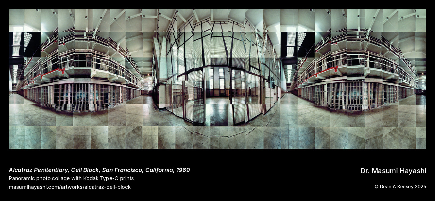 Picture of Alcatraz Penitentiary, Cellblock, San Francisco, California by Dr. Masumi Hayashi