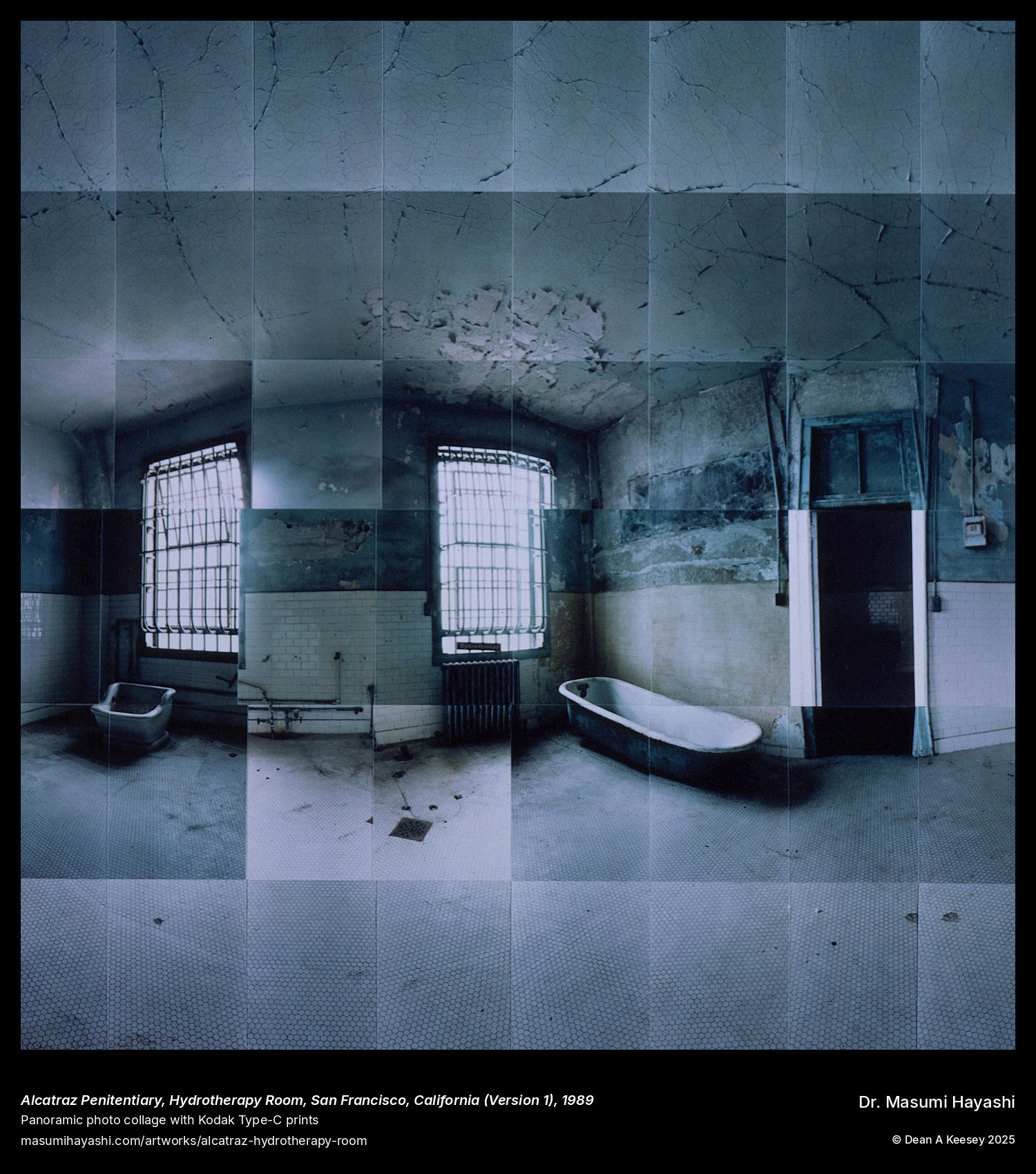 Picture of Alcatraz Penitentiary, Hydro Therapy Room, San Francisco, California (Version 2) by Dr. Masumi Hayashi