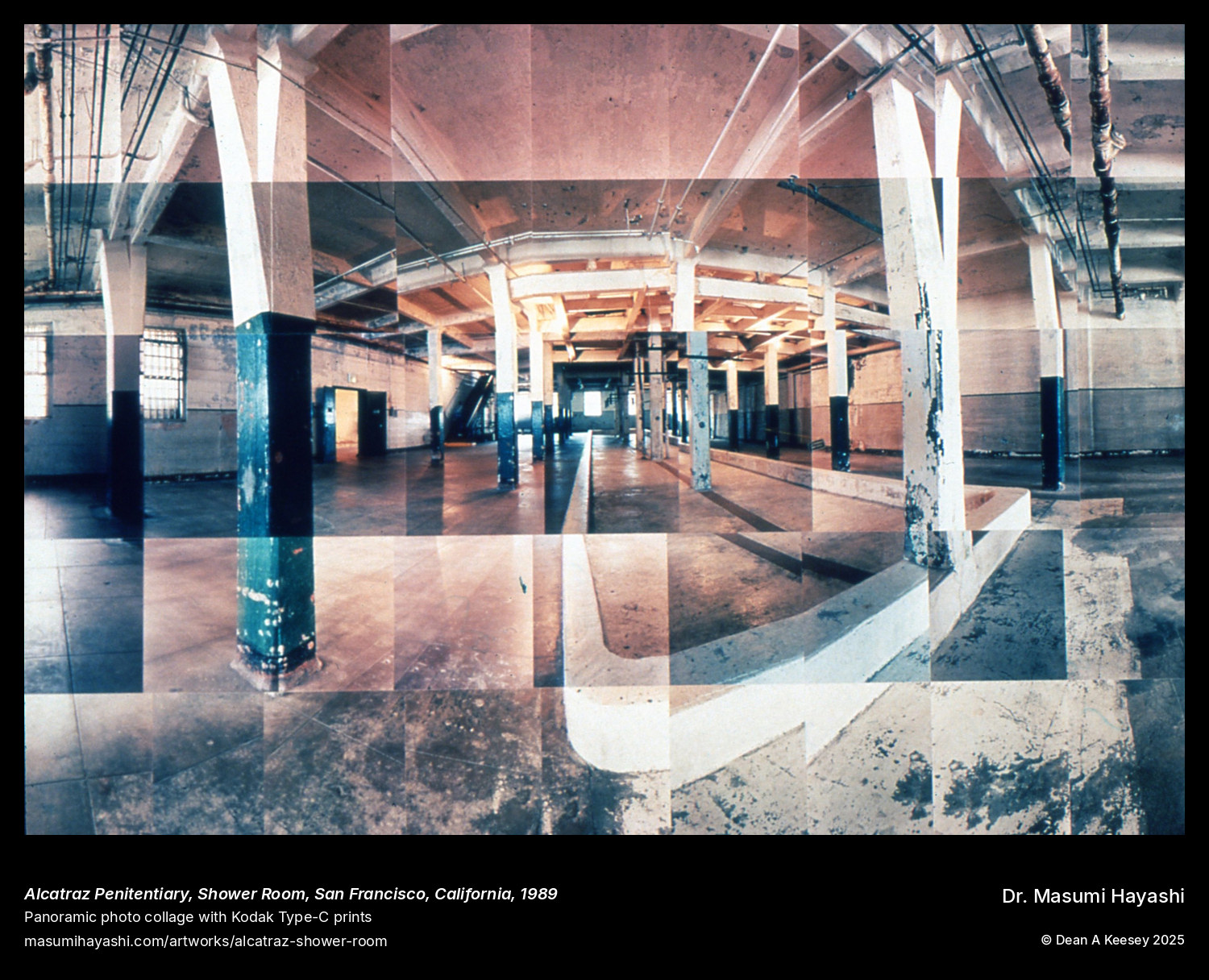 Picture of Alcatraz Penitentiary, Shower Room, San Francisco, California by Dr. Masumi Hayashi