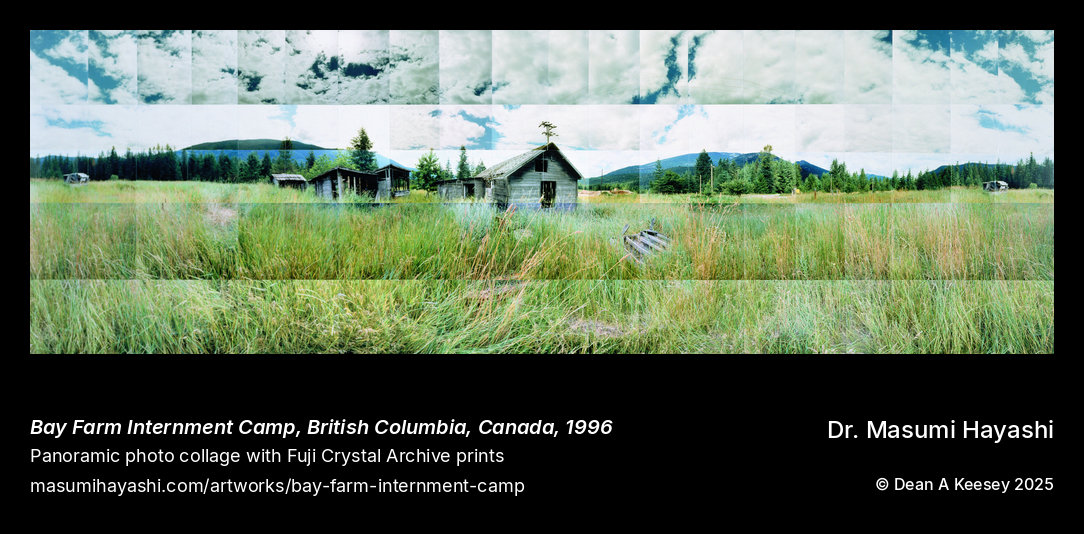 Bay Farm Internment Camp, British Columbia, 1996 — photographed by Masumi Hayashi