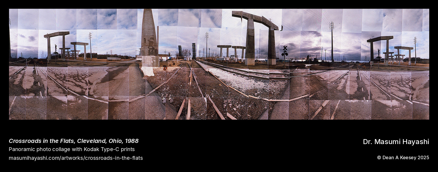 Picture of Crossroads in the Flats, Cleveland, Ohio by Dr. Masumi Hayashi