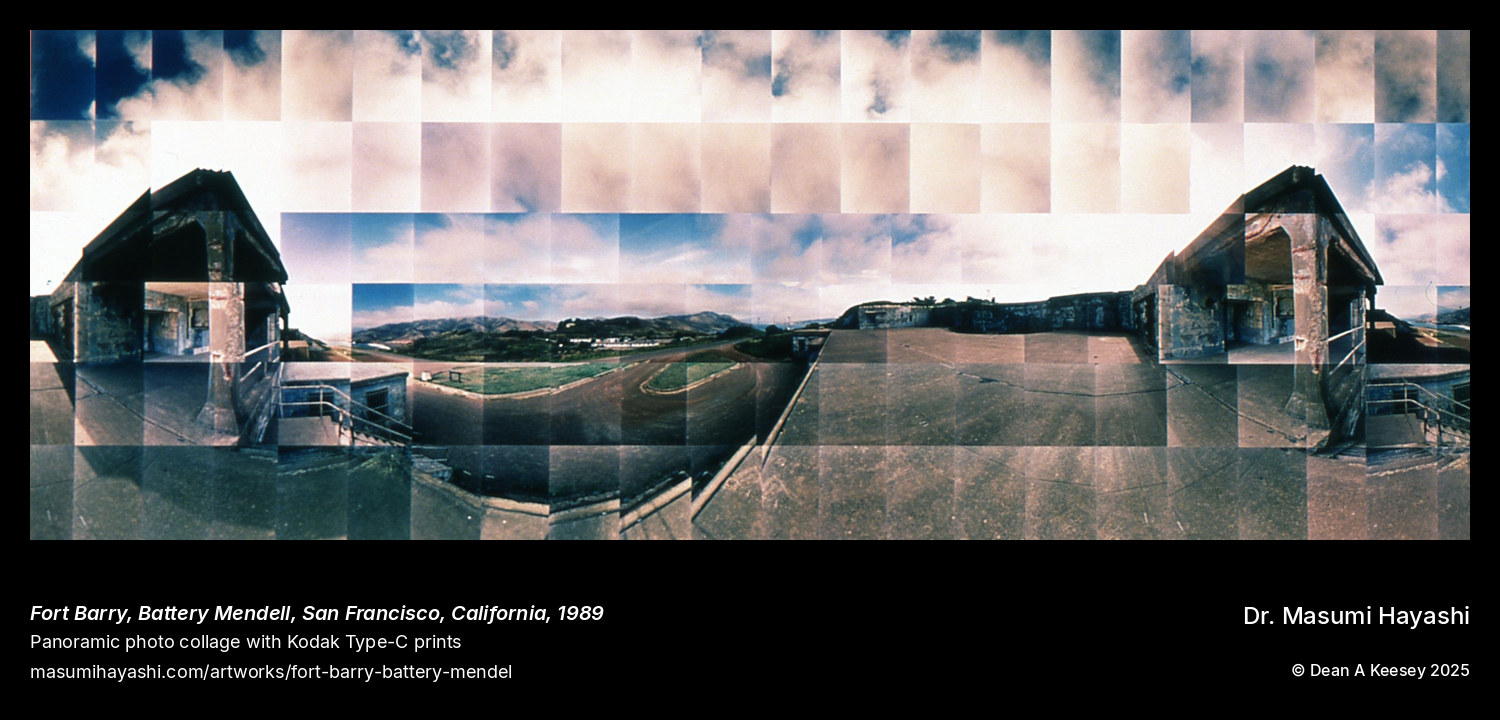 Picture of Fort Barry, Battery Mendell, San Francisco, California by Dr. Masumi Hayashi