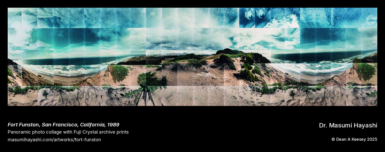 Picture of Fort Funston, San Francisco, California, by Dr. Masumi Hayashi