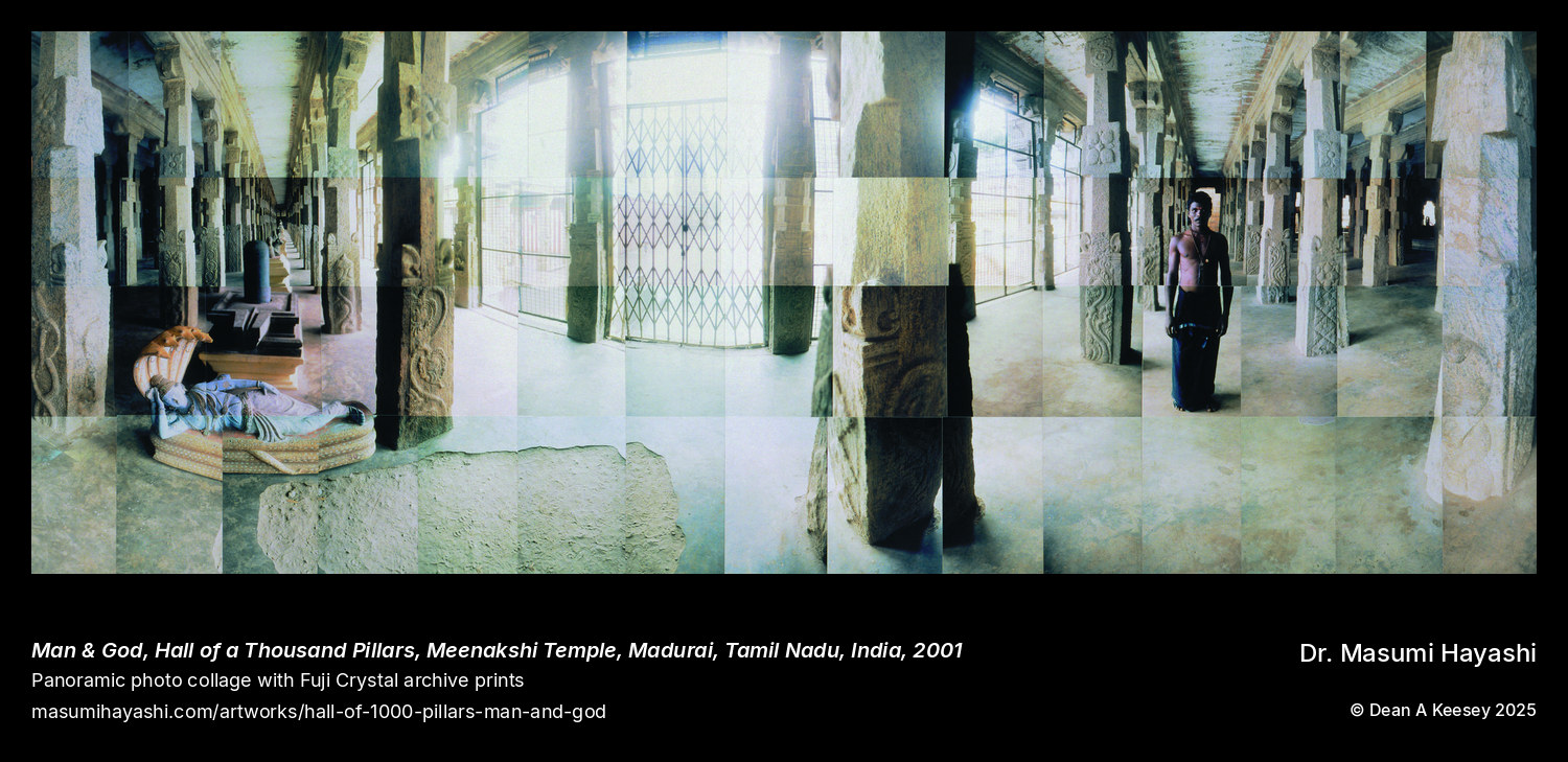 Picture of Man & God, Hall of a Thousand Pillars, Meenakshi Temple, Madurai, Tamil Nadu, India by Dr. Masumi Hayashi