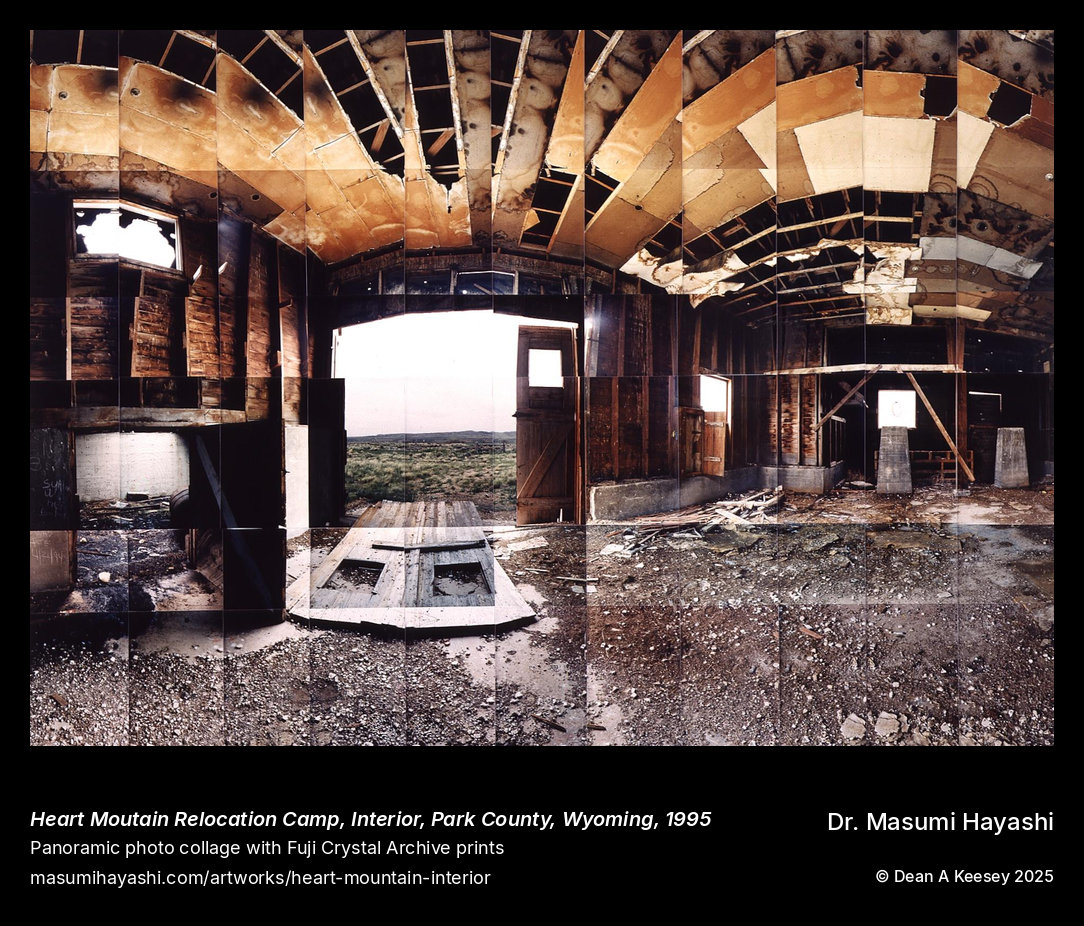 Heart Mountain Relocation Camp, Interior, Park County, Wyoming — photographed by Masumi Hayashi