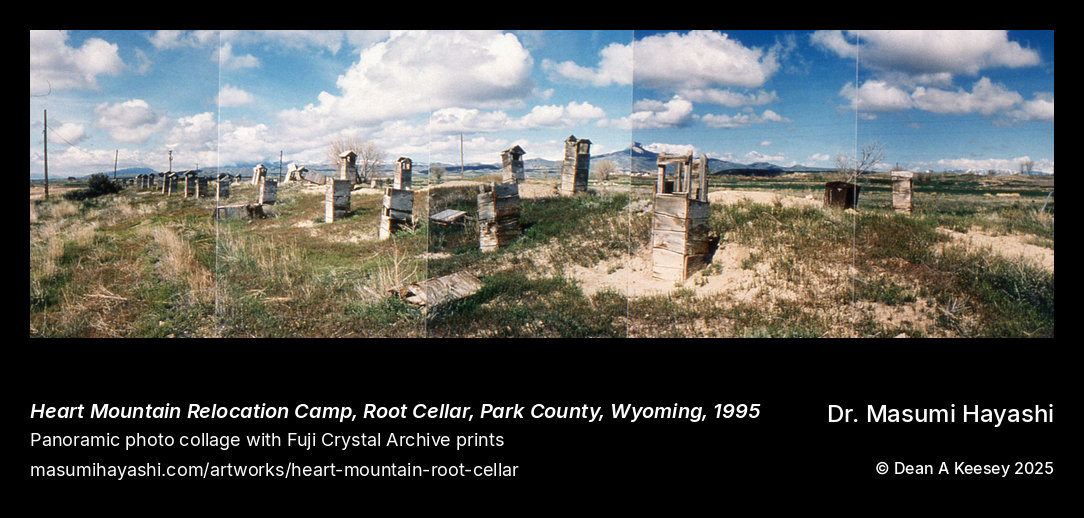 Heart Mountain Relocation Camp, Root Cellar, Park County, Wyoming — photographed by Masumi Hayashi