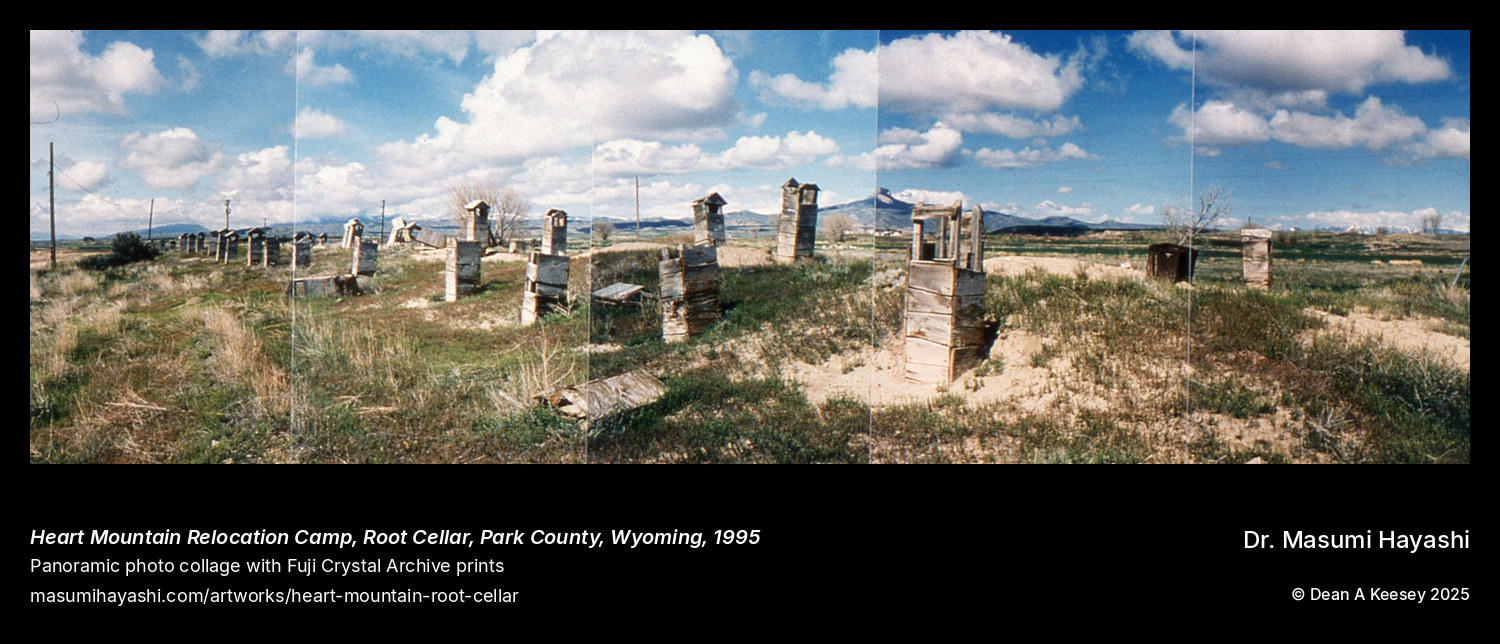 Picture of Heart Mountain Relocation Camp, Root Cellar, Park County, Wyoming, by Dr. Masumi Hayashi