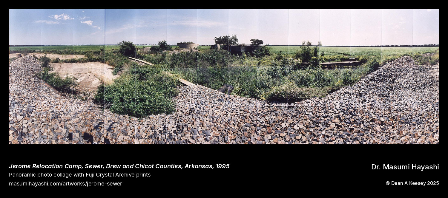 Picture of Jerome Internment Camp, Sewer, Jerome, Arkansas, by Dr. Masumi Hayashi
