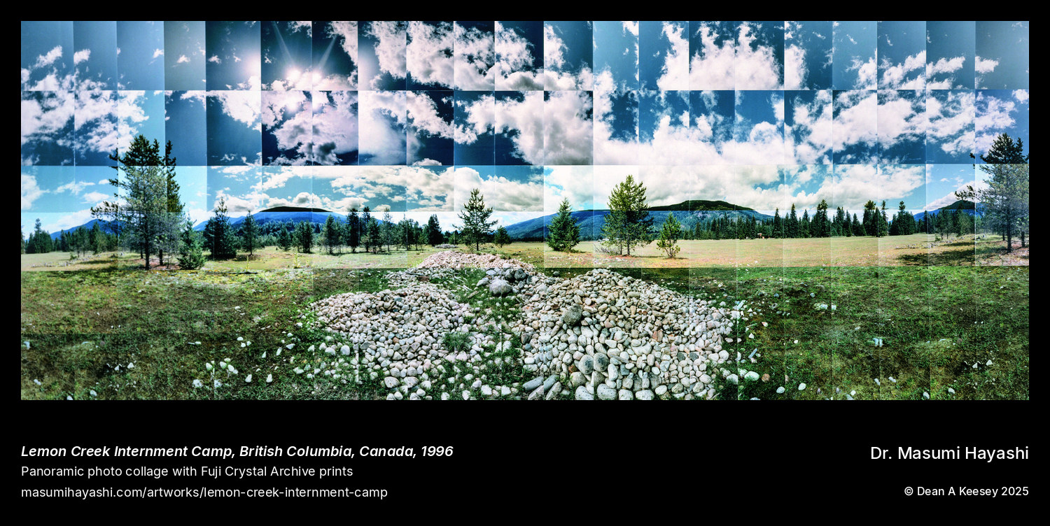Picture of Lemon Creek Prisoner of War Camp, British Columbia, Canada, by Dr. Masumi Hayashi
