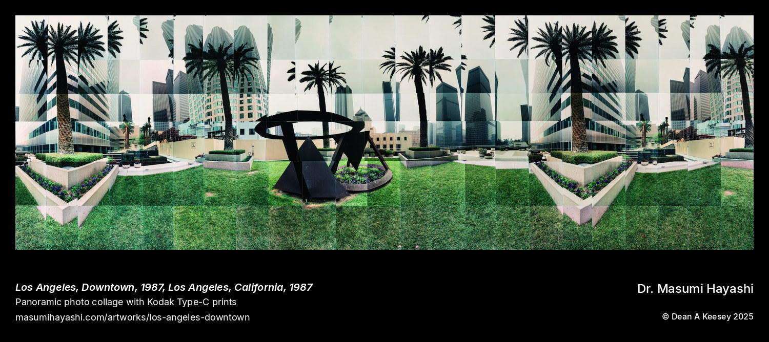 Picture of L.A. Downtown, 1987, Los Angeles, California by Dr. Masumi Hayashi