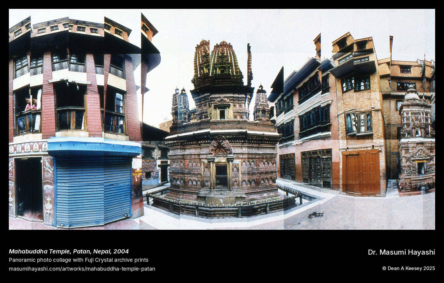 Picture of Maha buddha Temple, Patan, Nepal by Dr. Masumi Hayashi