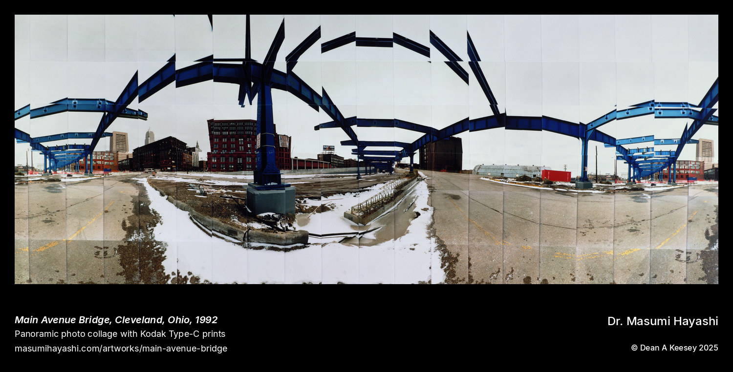 Picture of Main Avenue Bridge, Cleveland, Ohio by Dr. Masumi Hayashi