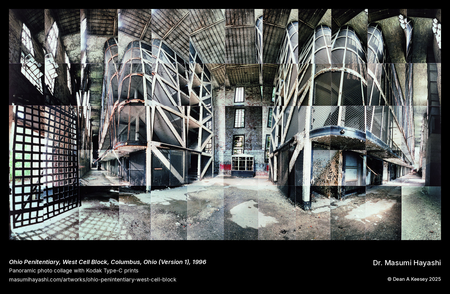 Picture of Ohio Penitentiary, West Cell Block, Columbus, Ohio (Version 1), by Dr. Masumi Hayashi