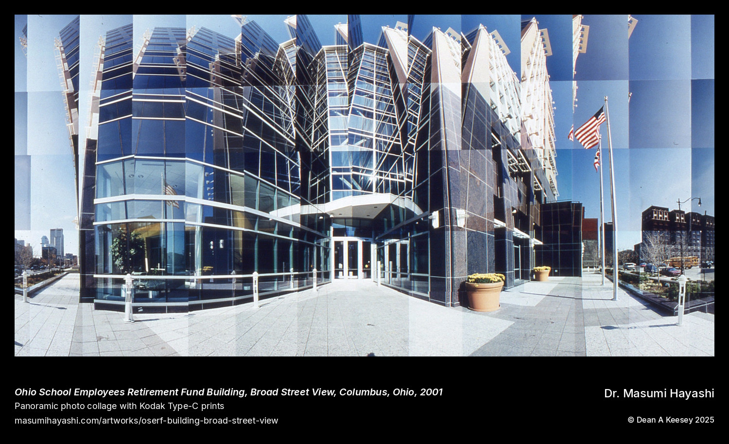 Picture of Ohio School Employees Retirement Fund Building, Broad Street View, Columbus, Ohio, by Dr. Masumi Hayashi