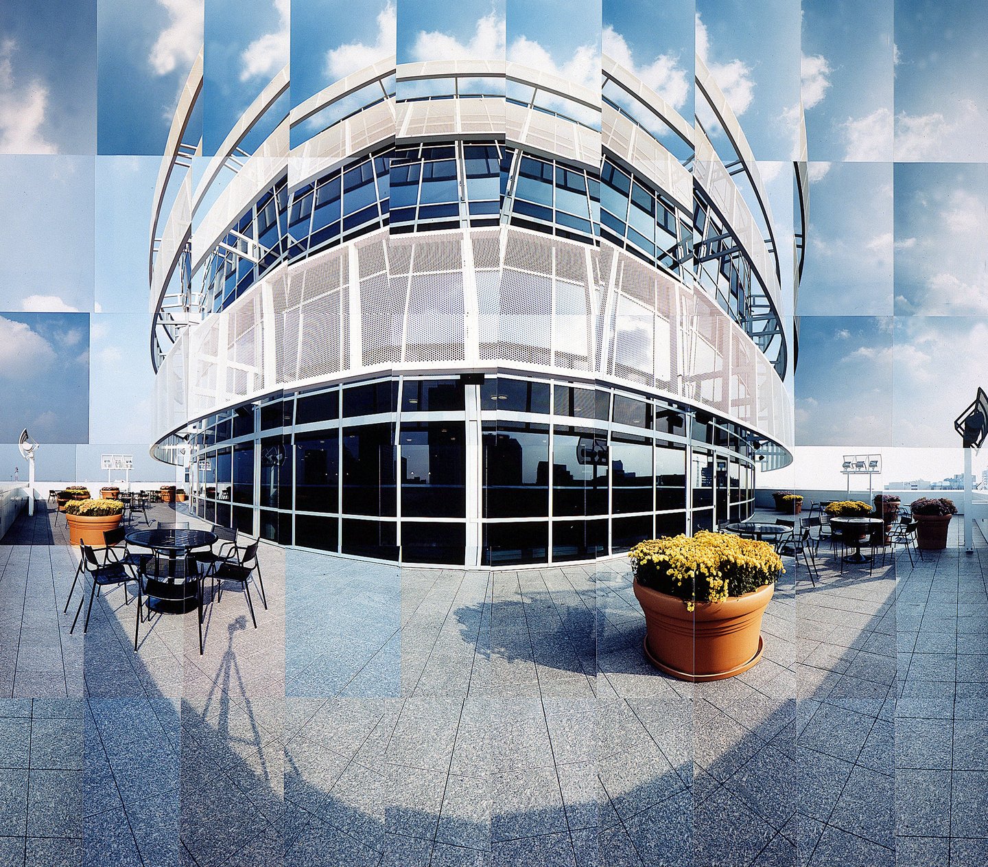 Picture of OSERF Building Patio, Columbus, Ohio by Dr. Masumi Hayashi