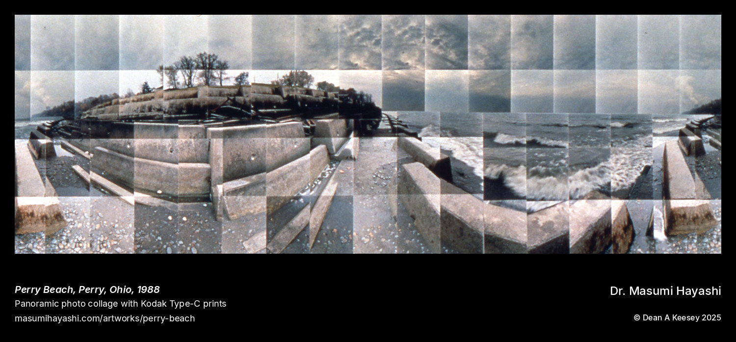 Picture of Perry Beach, Perry, Ohio, by Dr. Masumi Hayashi