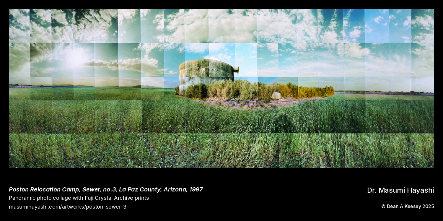 Picture of Poston Internment Camp, Sewer, no.3, La Paz County, Arizona, by Dr. Masumi Hayashi