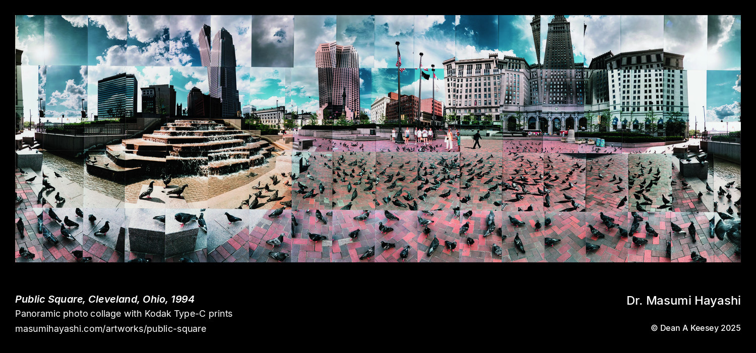 Picture of Public Square, Cleveland, Ohio by Dr. Masumi Hayashi