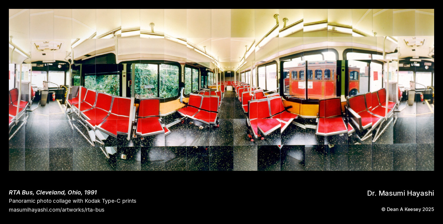 Picture of RTA Bus, Cleveland, Ohio by Dr. Masumi Hayashi