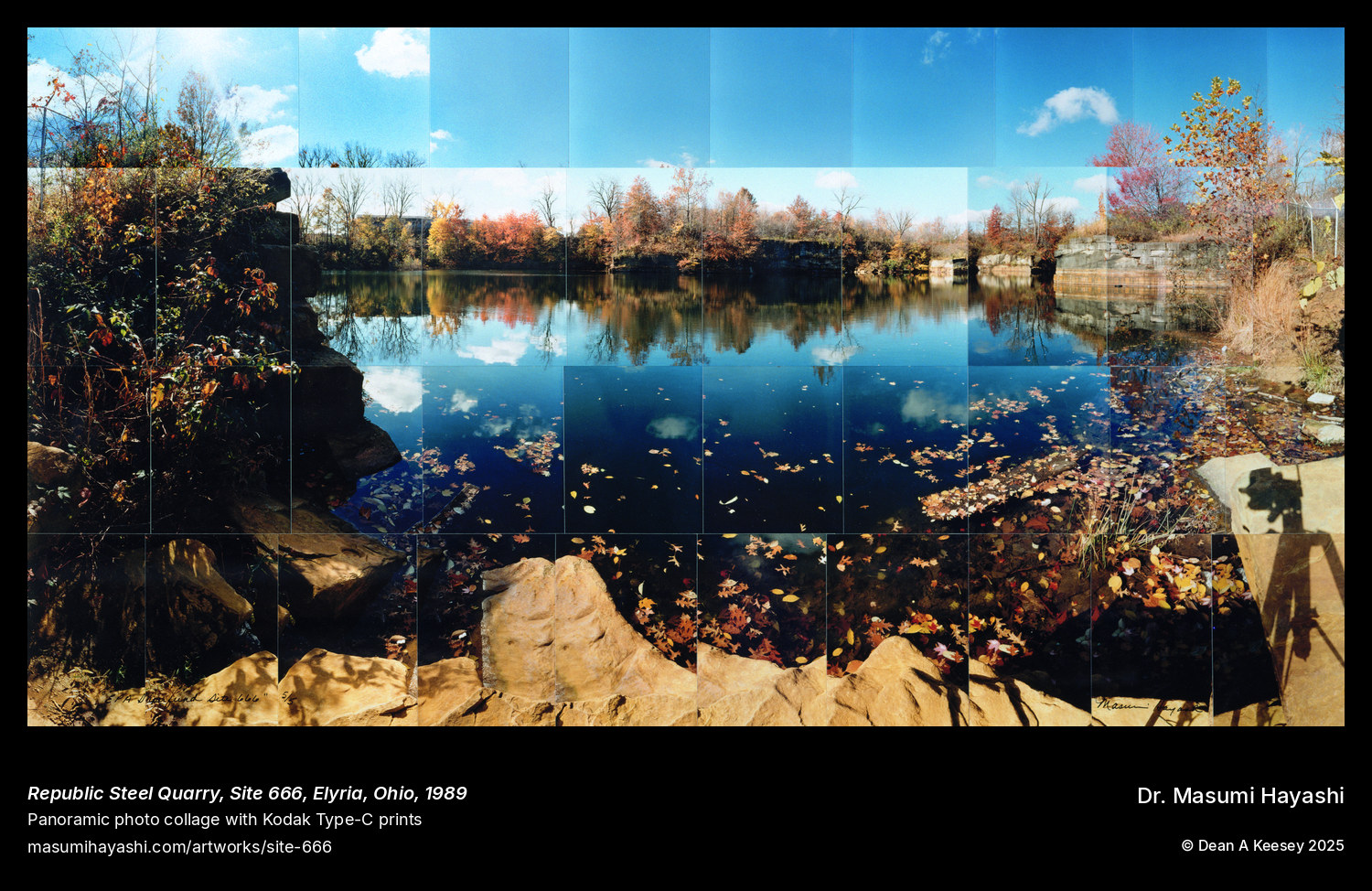 Picture of Republic Steel Quarry, Site 666, Elyria, Ohio, by Dr. Masumi Hayashi
