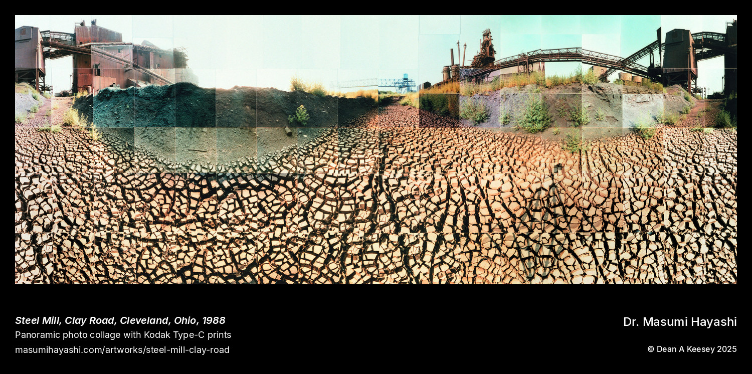 Picture of Steel Mill, Clay Road, Cleveland, Ohio, by Dr. Masumi Hayashi