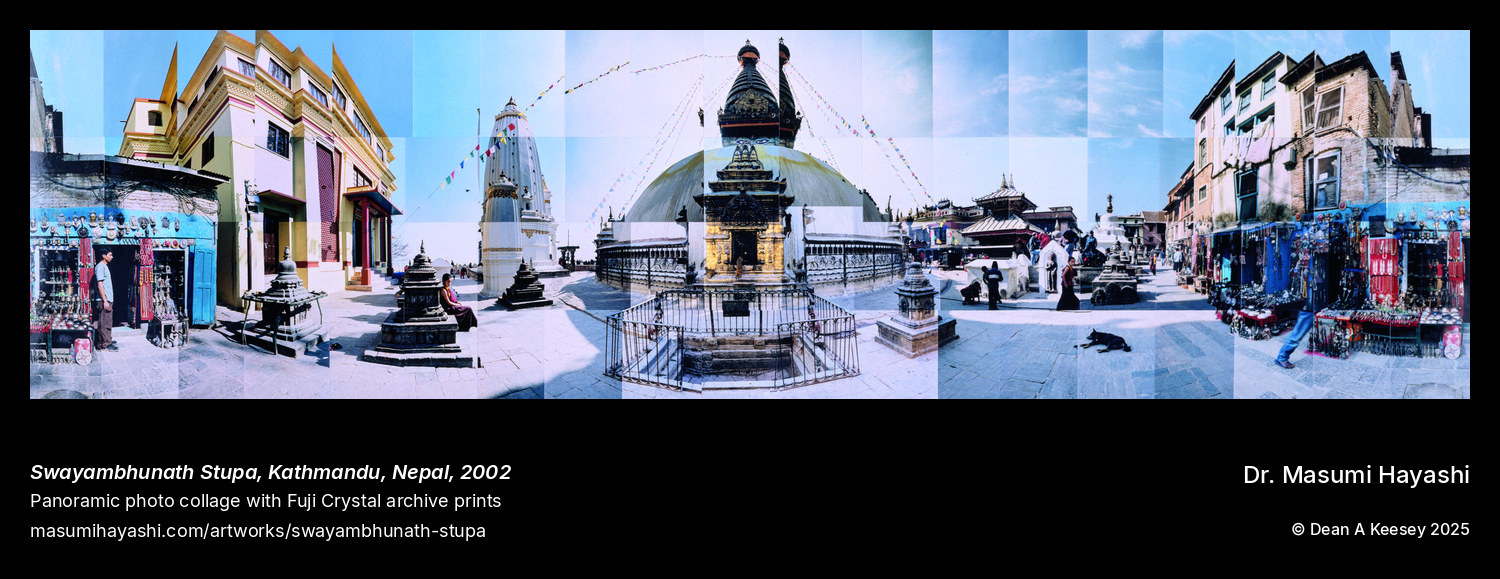 Picture of Swayambhunath Stupa, Kathmandu, Nepal  by Dr. Masumi Hayashi