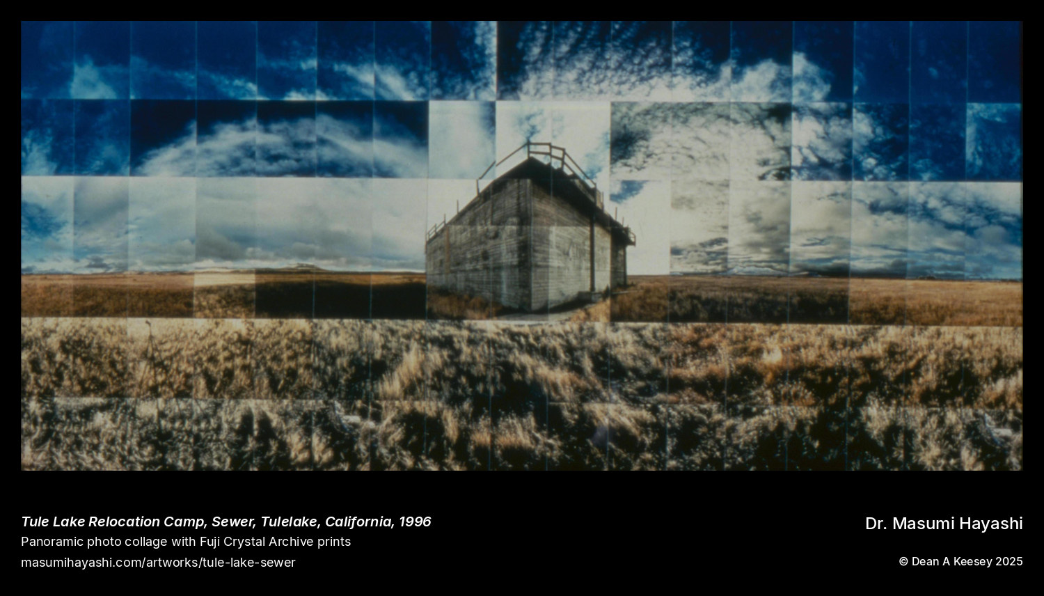 Picture of Tule Lake Internment Camp, Sewer, Tulelake, California, by Dr. Masumi Hayashi