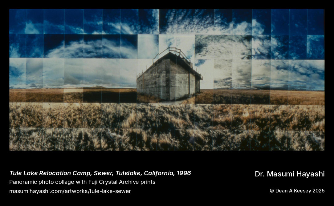 Tule Lake Relocation Camp, Sewer, Tulelake, California — photographed by Masumi Hayashi