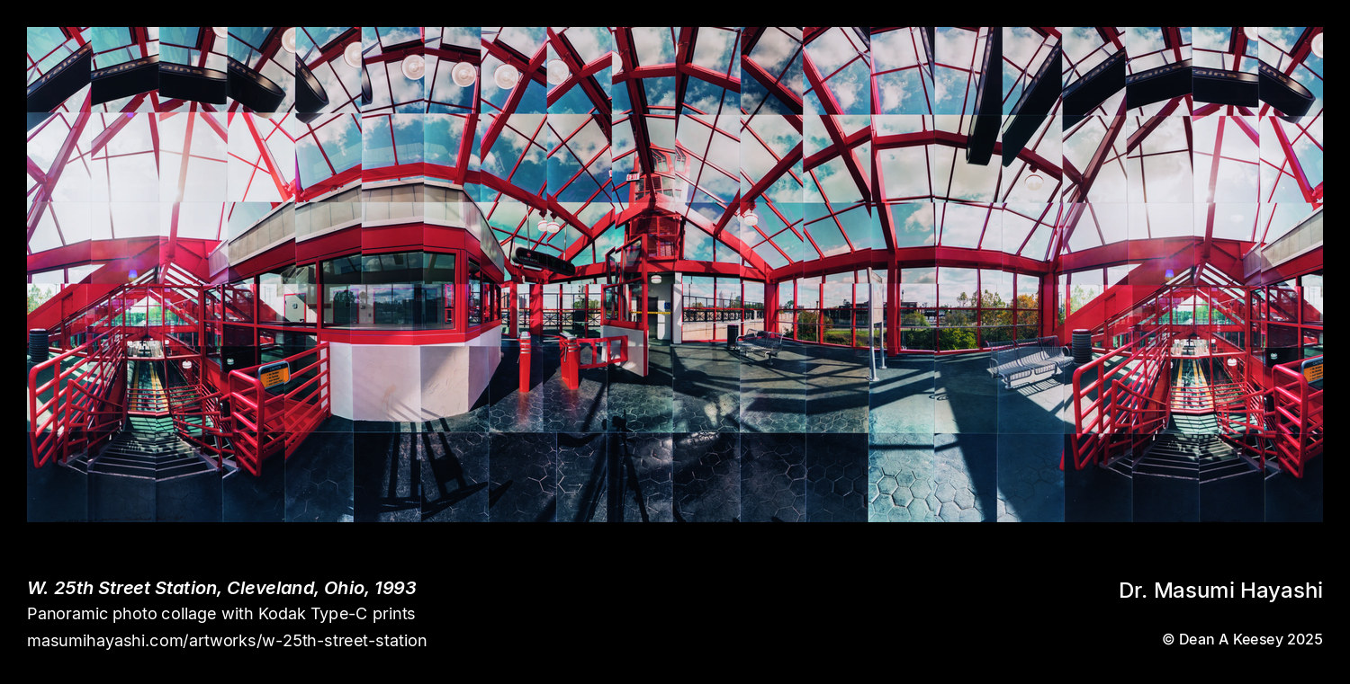 Picture of W. 25th Street Station, Cleveland, Ohio, by Dr. Masumi Hayashi